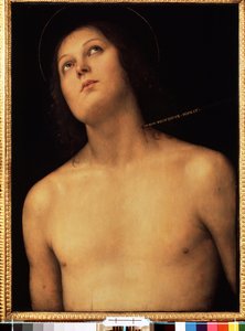 Pyhä Sebastian tekijältä Pietro Perugino