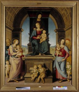 Pyhän Annan perhe tekijältä Pietro Perugino