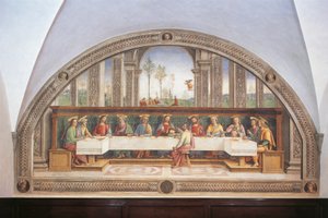 Viimeinen ehtoollinen tekijältä Pietro Perugino