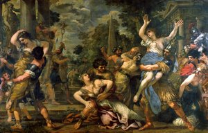 Sabilaisten raiskaus tekijältä Pietro da Cortona