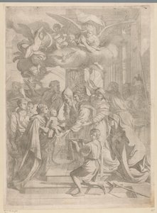 Kristuksen esittely temppelissä tekijältä Pietro del Po (attributed to)