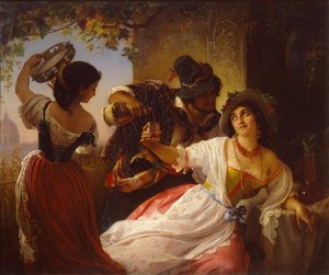lokakuun juhla Roomassa, 1851