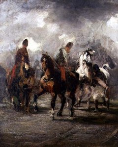 Riders (öljy kankaalle)
