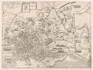 Rooman loiston peili: Muinaisen Rooman suunnitelma, 1500-luku, 1500-luku.