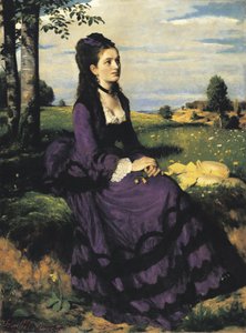 Lady violetissa tekijältä Pál Szinyei Merse