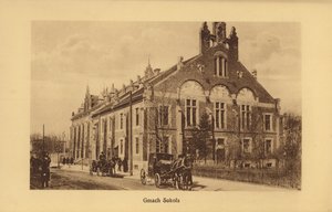 Krakova-Krakau: Sokola-rakennus (s/w-kuva) tekijältä Polish Photographer