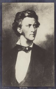 Frederic Chopin, puolalainen säveltäjä ja pianisti (1810-1849) tekijältä Polish School