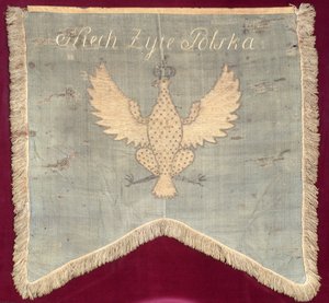 Viiri Tadeusz Kosciuszkon (1746-1817) kansannousun ajalta 1794 (villa) tekijältä Polish School