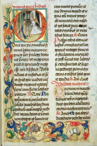 Ilmoitus piispa Erasmus Ciolekin paavilta, n. 1510 (tempera ja kulta pergamentilla) tekijältä Polish School