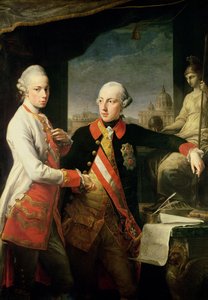Keisari Joseph II (1741-90) ja Toscanan suurherttua Leopold