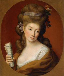 "" Portrait de la noble poloneise Izabela Lubomirska "" (Prinsessa Izabela Elzbieta Potockan muotokuva, s. Lubomirska (1736-1816)) Pompeo Batoni (1708-1787) - 1780 - Öljy kankaalle Yksikkö Koko5 65 cm3 Kokoelma 5 65 cm. tekijältä Pompeo Girolamo Batoni