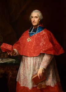 Kardinaali Jean-François Joseph de Rochechouartin muotokuva tekijältä Pompeo Girolamo Batoni