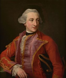 Muotokuva Hugh Warkworthista, lordi Warkworthista, myöhemmin Northumberlandin 2. herttua, noin 1765 (öljy kankaalle). tekijältä Pompeo Girolamo Batoni