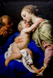 Pyhä perhe. 1700-luku (öljy kankaalle) tekijältä Pompeo Girolamo Batoni