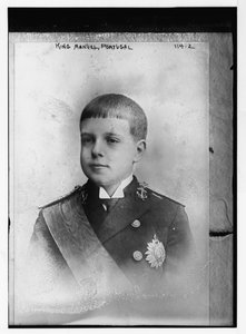 Portugalin kuningas Manuel poikana