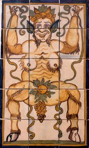 Bacchus - Laattalevy Bacchus, portugalilainen tehdas tekijältä Portuguese School