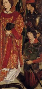 Saint Vincent, Lissabonin suojelija ja Henri Navigator (1394-1460), navigaattoreiden koulun perustaja Detail. 1500-luvun portugalilaisen koulun maalaus. Kansallinen muinaisen taiteen museo, Lissabon. Lissabonin muinaisten taiteiden museo tekijältä Portuguese School