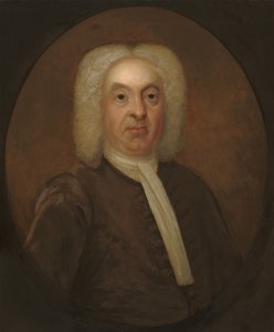 Gentlemanin muotokuva tekijältä Possibly British 18th Century