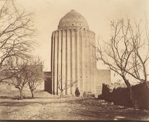 [Bastam, hautatorni rakennettu 1313, Khorasan], 1840-60-luvut.