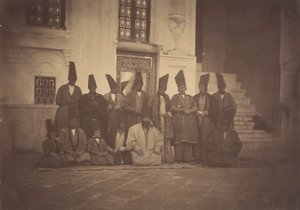 [Dameganin moskeijassa Eunukit], 1850-luku.