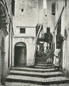 Rue de la Kasbah, Alger, Algeria, 1895.