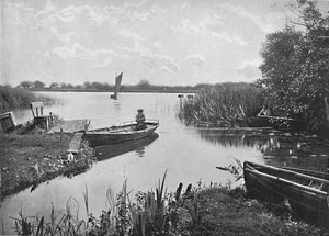 Wroxham Broad, Norfolk, 1896 tekijältä Poulton and Co