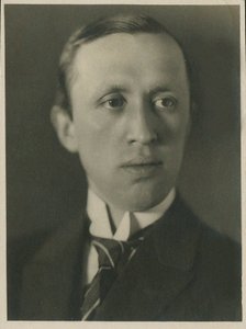 Karel Capekin muotokuva 1890-1938, 1930. tekijältä Prague . Photo studio Vanek