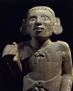 Esikolumbiaaninen sivilisaatio: veistos atsteekkien papista tekijältä Pre Columbian