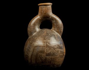 Jalustakahvallinen maljakko / Culture Chavin (terrakotta)