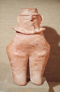 Antropomorfinen maljakko, Gumelnitzan sivilisaatio, 2500-2000 eKr. (keraaminen) tekijältä Prehistoric Prehistoric