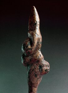 Esihistoria: Venus de Savignano, antropomorfinen litistinen veistos, joka löydettiin vuonna 1925 Savignano sul Panarosta. Yläpaleoliittia, kivikautinen Korkeus: 22 cm. Luigi Pigorinin kansallinen esihistorian ja etnografian museo (esihistorian ja etnografi