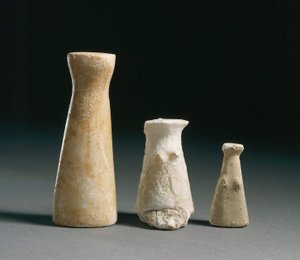 Esihistoria: naisjumalat Los Millaresin (Almeria) alueelta. Espanja Madrid, Kansallinen arkeologinen museo tekijältä Prehistoric Prehistoric
