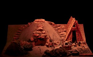 Esihistoria: rautakauden takoman uudelleenrakentaminen. Saint Germain en Laye, antiikkimuseo tekijältä Prehistoric Prehistoric