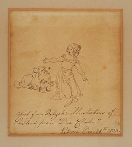 Luonnos prinsessa Victoria tekijältä Princess Royal (1840 1901) Victoria