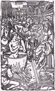 Pyhän marttyyrikuolema tekijältä Probably French 16th Century
