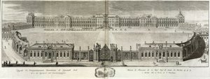 Näkymä Katariinan palatsista Tsarskoje Selossa, 1761 tekijältä Prokofy Artemyevich Artemyev
