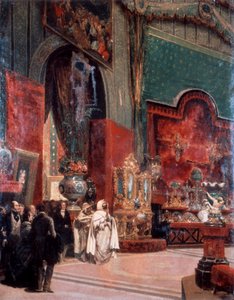 Abd al-Kadir vierailee Exposition Universellessä Pariisissa, 1855.