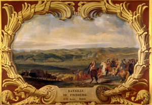Fribourgin taistelu 3.–8.9.1644 Grand Conden (Louis II Prince of Bourbon) (Bourbon-Conde) (1621-1686) ja Turennen varakreivi Henri de La Tour d