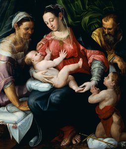 Pyhä perhe, Prospero Fontana (1512-1597).