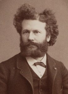 Camille Flammarionin muotokuva 1842-1925, 1884. tekijältä Prudent René Patrice Dagron