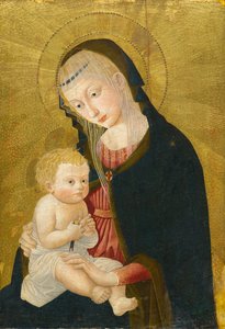 Madonna ja lapsi, vuoden 1445 jälkeen (tempera ja kultalehti paneelissa)