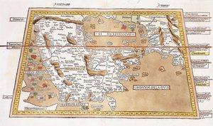 Kuudes Asie Tabula, 1541 tekijältä Ptolemy