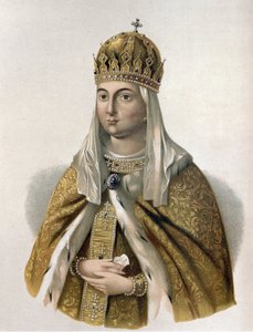 Muotokuva Eudoxie Strechnievasta (1608-1645), Venäjän tsaari Mikael I:n vaimosta (Mihail Fjodorovitš Romanov)