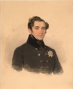 Prinssi Aleksanteri Fjodorovitš Golitsynin muotokuva 1796-1864, 1838 tekijältä Pyotr Fyodorovich Sokolov