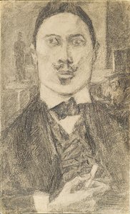 Taidemaalari Nikolai Sapunovin muotokuva 1880-1912, 1912