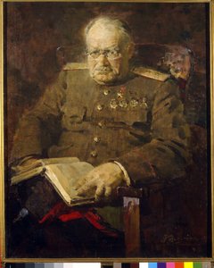 Neurokirurgi ja akateemikko Nikolai N. Bourdenkon (1876-1946) muotokuva.