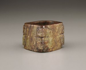 Cong (jade) tekijältä Qing Dynasty Chinese School