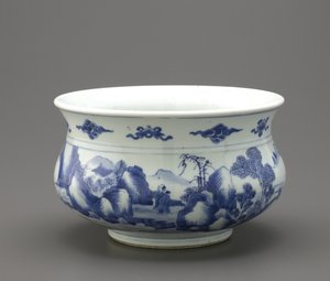 Suitsuke, Jingdezhen, Jiangxin maakunta (keraaminen) tekijältä Qing Dynasty Chinese School