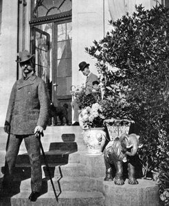 Tanskan kuningas Christian IX 1818-1906 ja prinssi Frederick 1868-1940, 1904 1908.