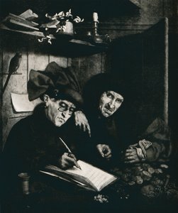 The Moneylenders, c1515, 1912
